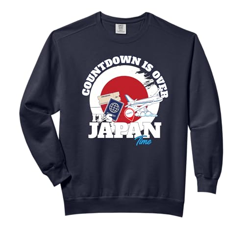 Japan Vacation Tour Travel Trip Souvenir Traveler Family Comfort Colors Adult Sweatshirt