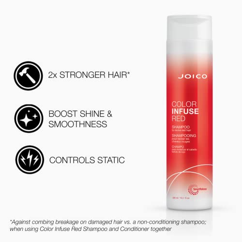 Color Infuse Red Shampoo | For Red Hair | Instantly Refresh Red Tones | Boost Color Vibrancy & Shine | Protect Against Harmful Uv Damage | With Rosehip Oil & Green Tea Extract | 10.1 Fl Oz #TOP1