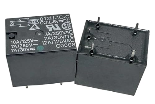 Relais 812H-1C-C 6V 12V 24VDC composant electronique 5 broches