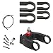 Klickfix Lenkeradapter E mit Schloss für E-Bikes mit Display, universal - Passend für Lenker mit 22-26 mm und Oversize-Lenker 31,8 mm Durchmesser