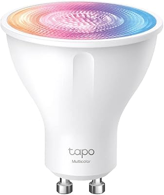 Tapo TP-Link smarte WLAN Glühbirne GU10 L630, Energie sparen, 3.7W Entspricht 50W, Mehrfarbrige dimmbare alexa lampe, smart home zubehör, 16 Mio Farben