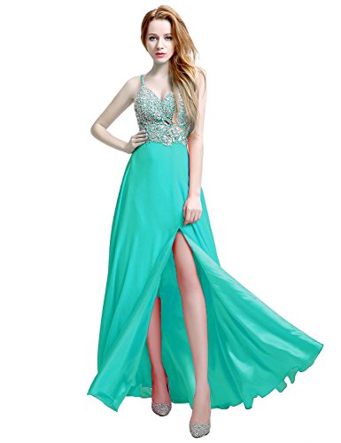 turquoise formal dress Chic evening gown with a structured one-shoulder ruffle and flowing full skirt, radiating modern elegance. turquoise gown, one-shoulder dress, ruffle detail, evening wear, ball gown, dress, elegant style, modern fashion length mermaid gown ensure youll be the center of attention 2026 Turquoise Prom Dresses |