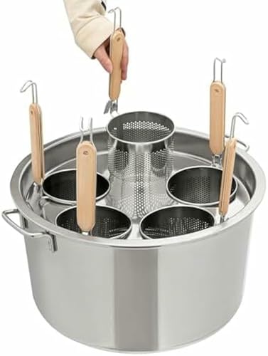 Casserole en acier inoxydable avec passoire vapeur multifonction
