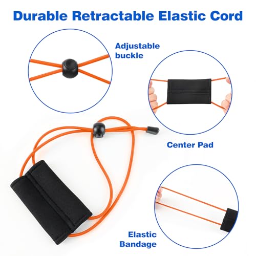 Image of 2 Pcs Fishing Graph Cover Straps - Keep Your Fish Finder Cover Secure During Travel