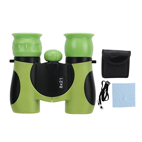 Binóculos 8 × 21 para Crianças, Telescópio Portátil de Pequenos Binóculos Com Lente de Vidro óptico,