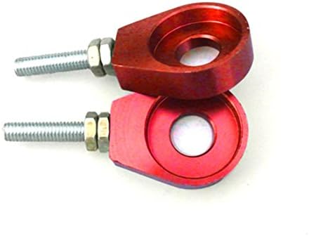 Sthus 2pcs 12mm Chain Tensioner Adjusters Fit Honda XR CRF 50 70 Bike Scooter Red