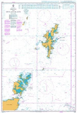 UKHO BA Chart 1239: British Isles â€“ Orkney and Shetland