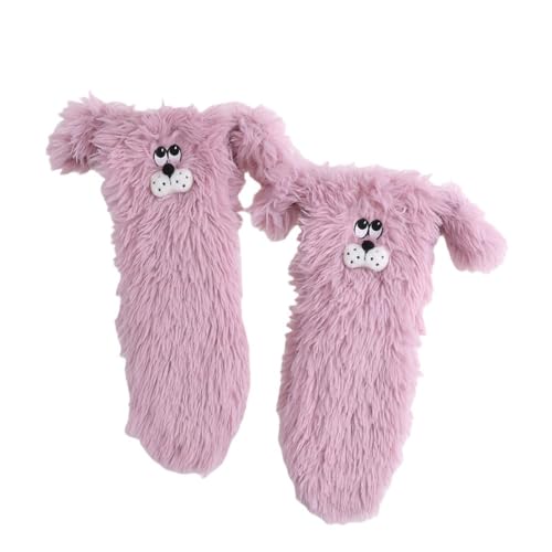 3D Ugly Halloween Animal Winter Slipper Socks Fuzzy Non Slip Thick Socks - image 4