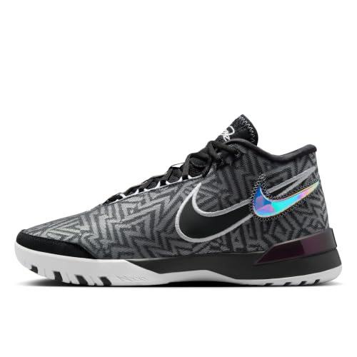 Image of Lebron NXXT Genisus Basketball Shoes (HF0712-004, Black /White /Smoke Grey /Light Smoke Grey) Size 11