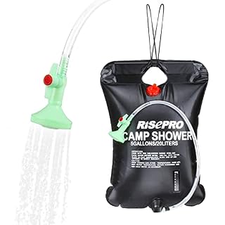 RISEPRO sac de douche solaire 20 litres compact