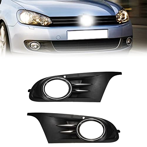Grille de pare-chocs centrale pour VW Golf MK6 de 2008 à 2013 calandre inférieure noire