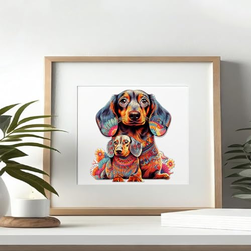 Puzzle de Madera para Adultos - Rompecabezas de 200 Piezas con Formas Irregulares de Animales, Regalo Creativo Único para Adultos y Niños miniatura 3