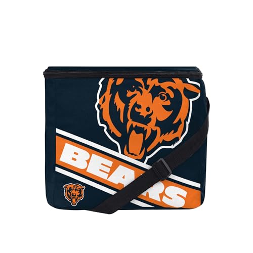 FOCO Chicago Bears Big Logo Stripe 12 Pack Cooler