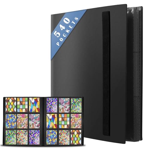 540 Album Cartas, Album Cromos 30 Páginas Álbumes para Cartas Coleccionables Card Guardian Binder, Archivador Impermeable para Magic, MTG