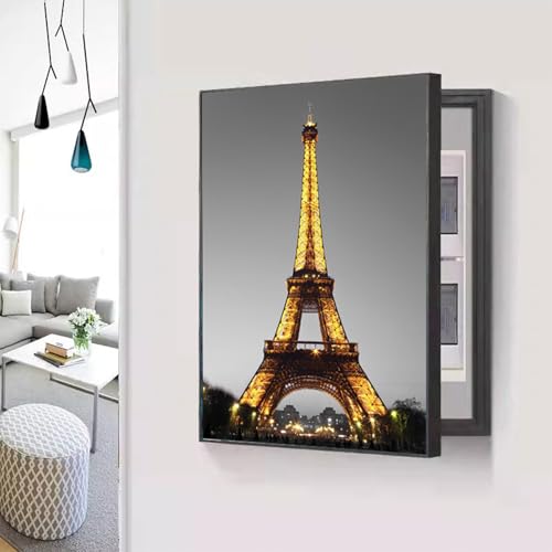 Breaker Box Cover Decorative, Poster Decorative Mural, Living Room Office Electrical Panel Cover Decoration, for Home or Office Decor(Black-4,60 * 70cm/23.6 * 27.6in)