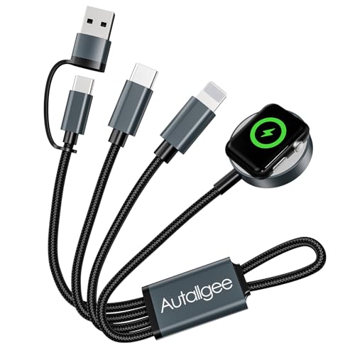 Image of Travel Essentials for Apple Watch Charger,3 in 2 Short Charging Cable-22cm