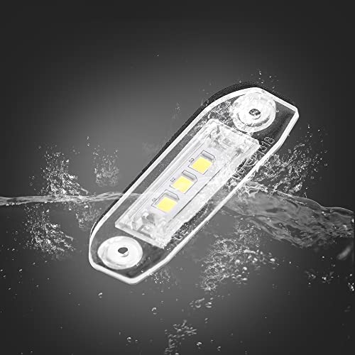 Bombillas LED matrícula soluciona luz amarilla coche S80 XC90 4