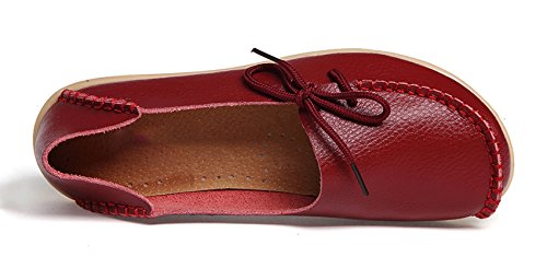 Image of VenusCelia Women's Breathable Comfort Walking Office Flat Loafer