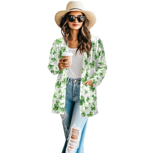 Image of Cardigan for Women Long Sweater Open Front Sweaters Fashion Lightweight Cardigans with Pockets
