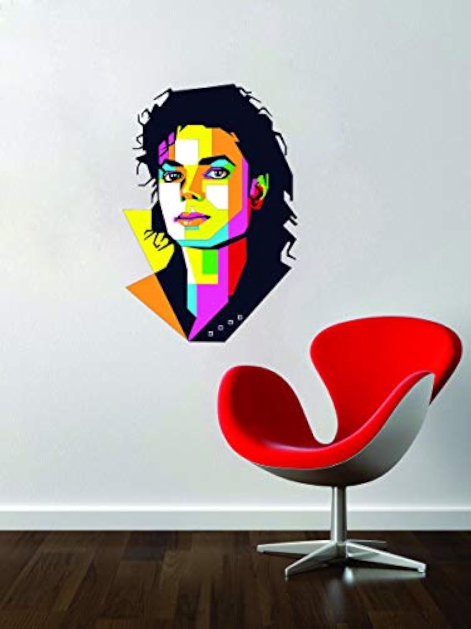PVC Vinyl Michael Jackson 3D Wall Sticker