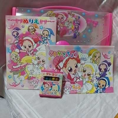 Amazon.co.jp: おジャ魔女どれみ ドッカーン らくがき帳ぬりえクレヨン 