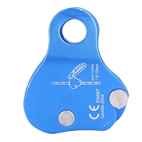 Alomejor Lina wspinaczkowa Grab Climbing Descender Rope Clamp Protection Lock wyposażenie do wspinaczki górskiej