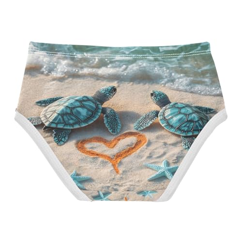 Beach Sea Turtles Starfish Shell Toddler Girls's Underwear 2T 202b89522