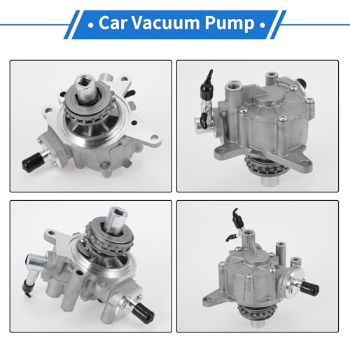 Bomba de Vacío de Frenos No.146505X00D Bomba de Vacío para Motor Nissan NV350 2011-2016 Aleación de Aluminio Tonalidad Plata 1 Pieza miniatura 6