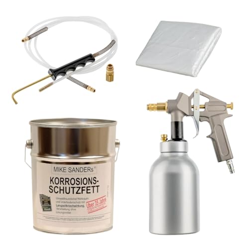 Druckbecherpistole COLOURLOCK HSDR 3300 Set mit 4kg Korrosionsschutzmittel