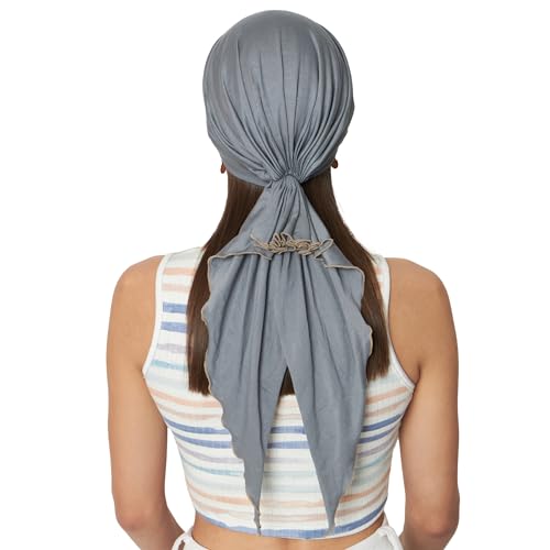 Image of The Headscarves Women Bamboo Pre Tie Scarf (HS107 Multicolor)