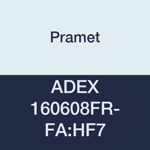 ADEX 160608FR-FA:HF7 Carbide Aluminum, Cast Iron (K25,N25) Milling Insert, Positive Geom, Polished Face, ADEX Style.031" Radius, 85 Degree Parallelogram (Pack of 10)