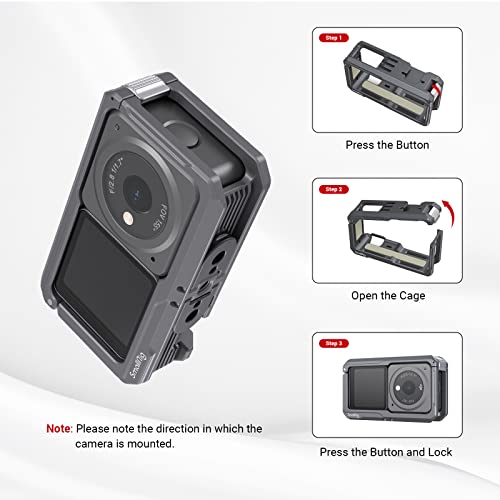 SMALLRIG Action 2 Cage, Camera Cage per DJI Action...