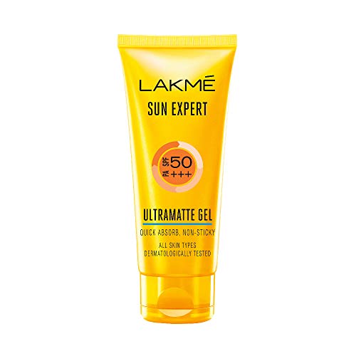 Image of Lakme Sun Expert SPF 50 Gel, 100 g & Lakme Lumi Cream,Moisturizer with highlighter, Enriched with Niacinamide for all skin type,30 gm