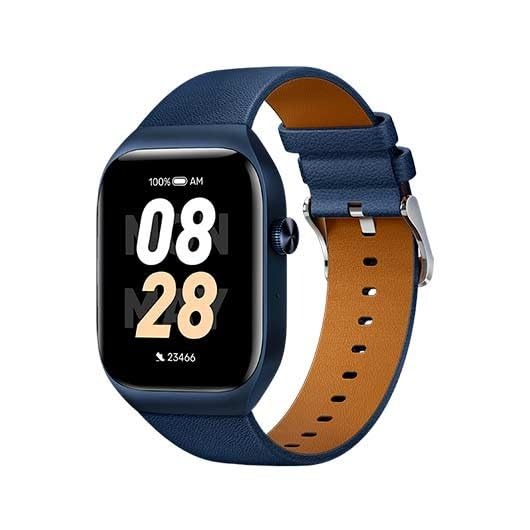 Mibro Reloj inteligente T2 (oro claro) - Pantalla Amoled de 1.75 pulgadas, llamadas Bluetooth, duración de la batería de 10 días, impermeable 2ATM, posicionamiento GPS, 105 modos deportivos, monitoreo