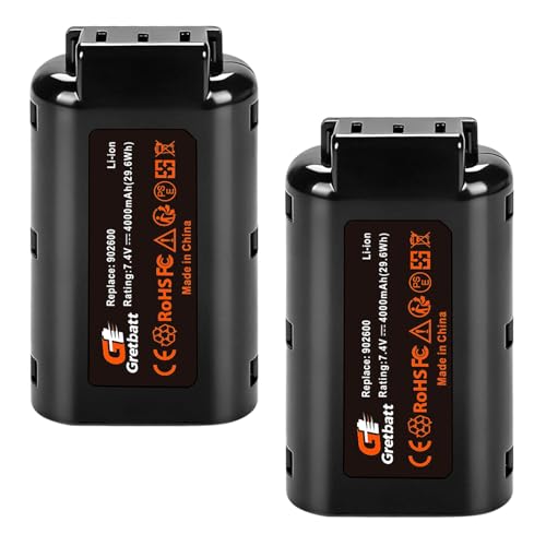 2X 7.4V 4.0Ah Li-ion Battery Compatible with Paslode 902654 902600 B20543A B20543 CF325LI 918000 IM250A Li