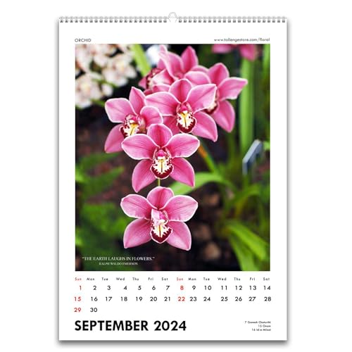 Image of Tallenge - Floral - 2026 Desk Calendar - 6 x 9 Inches for Home & Office (Paper, Desk Calendar)