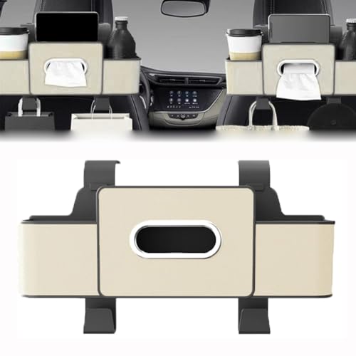 SUHNGE Organizzatore per Sedili Posteriori dell'Auto per N.i.s.s.an Pathfinder Patrol Paladin, Organizer per Poggiatesta con Porta Fazzoletti, Portabicchieri e Gancio