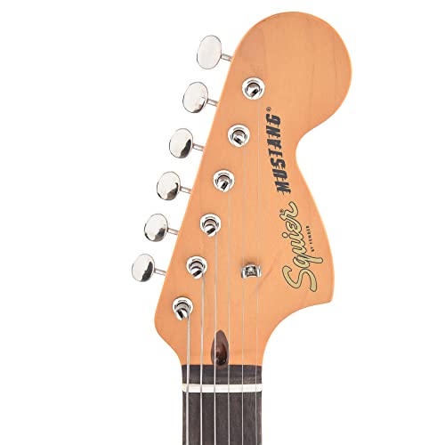 Squier Classic Vibe ’60s Mustang Competition – touche laurier – Lake Placid Blue avec rayures Bleu - Les Beatles, Paul McCartney, John Lennon, RIngo Starr, George Harrison Squier Classic Vibe '60s Mustang Competition - touche laurier - Lake Placid Blue avec rayures Bleu – Image 7