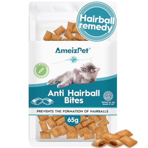 AmeizPet Anti Hairball Cat Biscuits - Crunchy Treats 65 g (2.3 oz)
