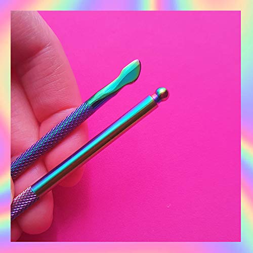 Nagelhautschieber Edelstahl Dreieck Nagelhautschaber Entfernen von UV LED Gel Nagellack Nail Art Entferner – Bild 8