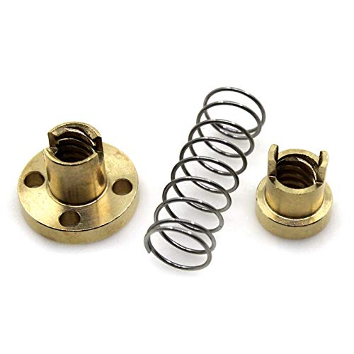 Lysee 3D Printer Parts & Accessories - 3D Printer Accessories Clearance nut T8 Lead Screw 8 2 6 Special nut - (Size: C-nut T8 Lead 2)