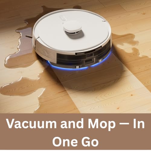 Image of Glide 300 Robot Vacuum & Mop | 2025 New Launch| 8000Pa Suction | Auto-Empty Station | Multi Floor Mapping | 5200mAh | 3500+ sq ft | Quick Mapping & Cleaning