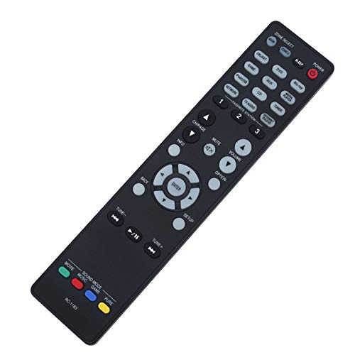 VINABTY RC-1183 Replace Infrared Remote Control Fit for Denon AV Receiver RC1183 AVR-X2000 AVRX2000, Black - Image 2