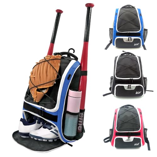 SDYSM Mochila de béisbol,Bolsa de béisbol,Mochila para equipo de béisbol y softball para jóvenes