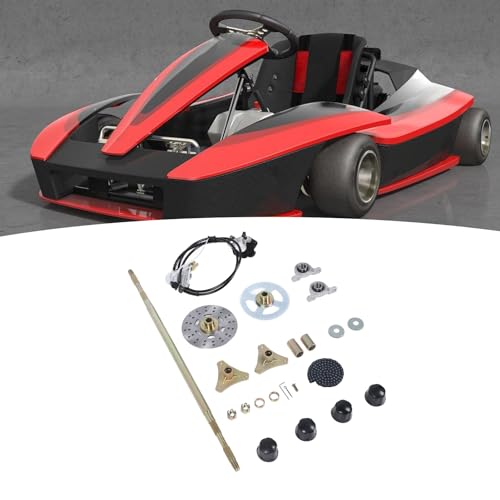 Kit de Eje Trasero Directo para Go Kart, Kit de Mejora de Rendimiento Robusto para Quads ATV, Reemplazo de 29 Pulgadas de Ruedas de Metal con Cubos