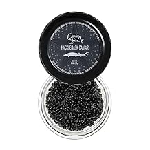 Caviar Star American Hackleback Sturgeon Caviar | Black Caviar Food | Fresh, Domestic Black Sturgeon Roe | Delicious Mild Flavor, Real Caviar Seafood | Ideal for Sushi and Whole Food Recipes 2 Oz