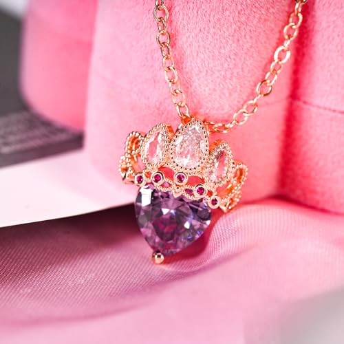 Rapunzel Inspired Princess Necklace Tangled Princess Jewelry Halloween Cosplay Princess Necklace Birthday Gifts4