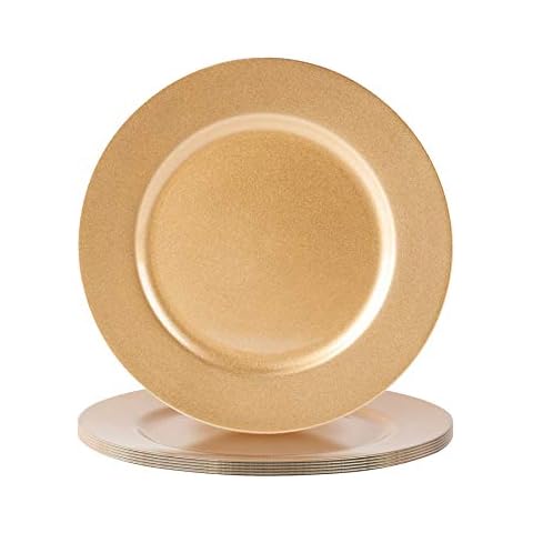 Juego de 6 cargadores de placas metálicos Argon Tableware Cover