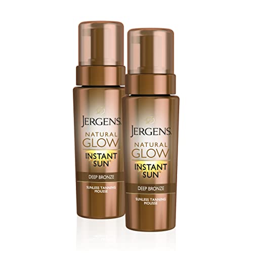Buy Jergens Natural Glow Instant Self Tanner Mousse, Sunless Deep