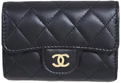 シャネル Chanel 4連キーケース A キーホルダー Cc ココ クラシック マトラッセライン ブラックｘボルドー ゴールド金具 並行輸入品 キーケース Amazon